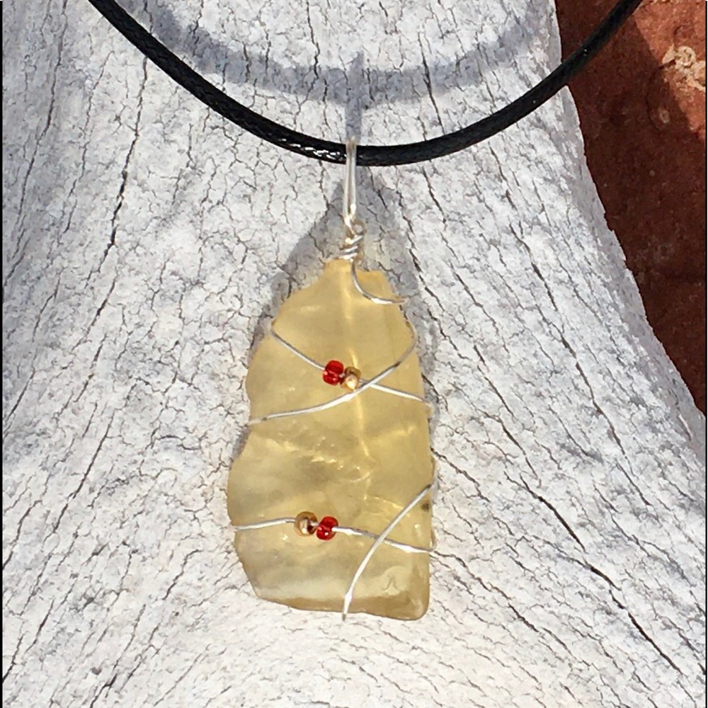 Vintage Glass Necklace